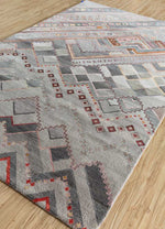 Load image into Gallery viewer, Jaipur Rugs Mann Ki Saree 5x8 ft  Frost Gray 
