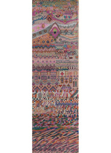 Jaipur Rugs Saraswati 2'6x8 ft Pink Crush 