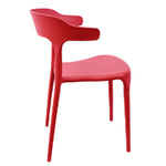 Load image into Gallery viewer,  Fiber Cafe Restaurant Chair (Red)
