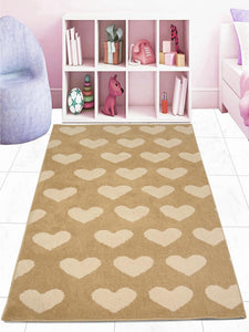 Saral Home Detec™ Hearts Design Kids Carpet/RUNNER (120X180CM)