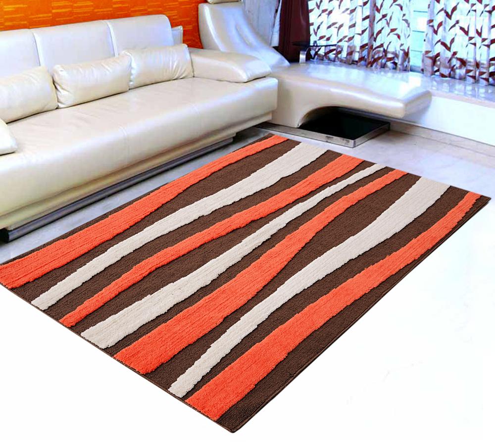 Saral Home Detec™ Waves design Carpet- (120x180cm)