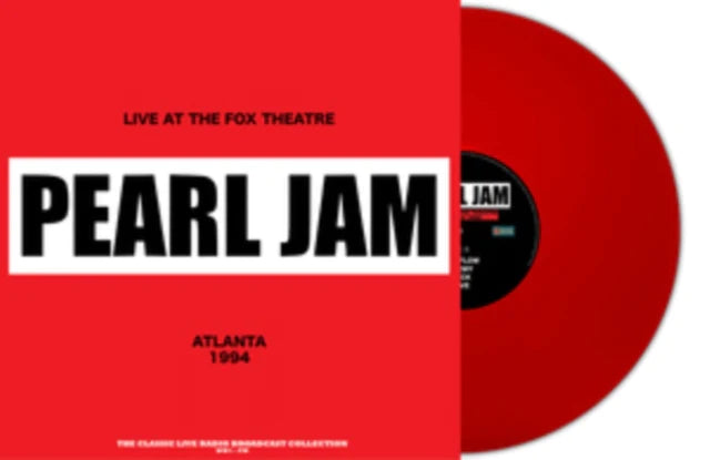 Vinyl English Pearl Jam Live At The Fox Theatre In Atlanta 1994 Coloured Lp