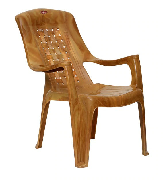 Plastic Chair (Set of 2) - Sandalwood Color