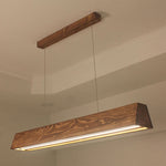 Load image into Gallery viewer, Sirius 36 Brown Wooden LED Hanging Lamp
