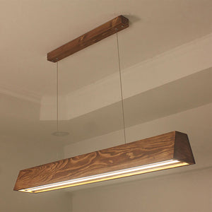 Sirius 36 Brown Wooden LED Hanging Lamp
