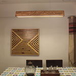 Load image into Gallery viewer, Sirius 48 Brown Wooden LED Hanging Lamp
