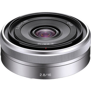 Sony E 16mm f/2.8 Lens (Silver)