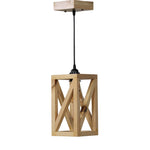 Load image into Gallery viewer, Symmetric Beige Wooden Single Hanging Lamp

