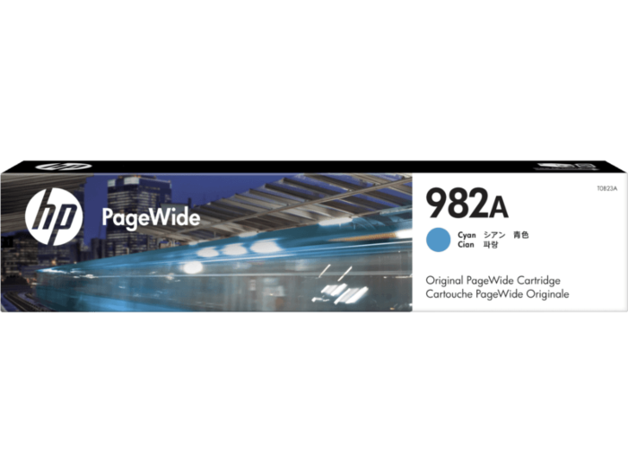 HP 982A Cyan Original PageWide Cartridge