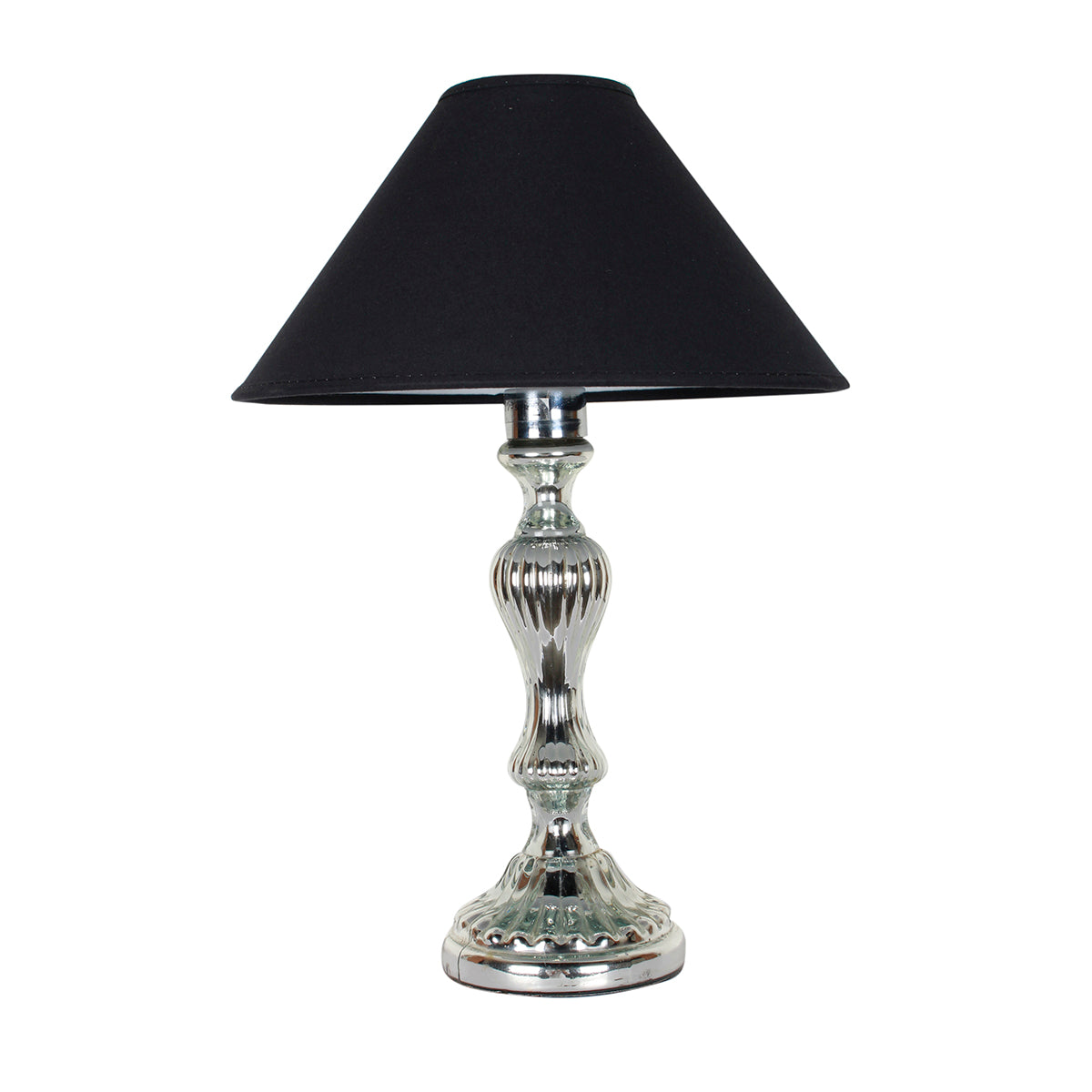 Detec Chrome Finish Metal Table Lamp