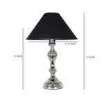 Load image into Gallery viewer, Detec Chrome Finish Metal Table Lamp
