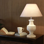 Load image into Gallery viewer, Detec Off White Eclectic Table Lamp
