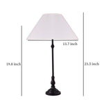 Load image into Gallery viewer, Detec  White Metal Table Lamp
