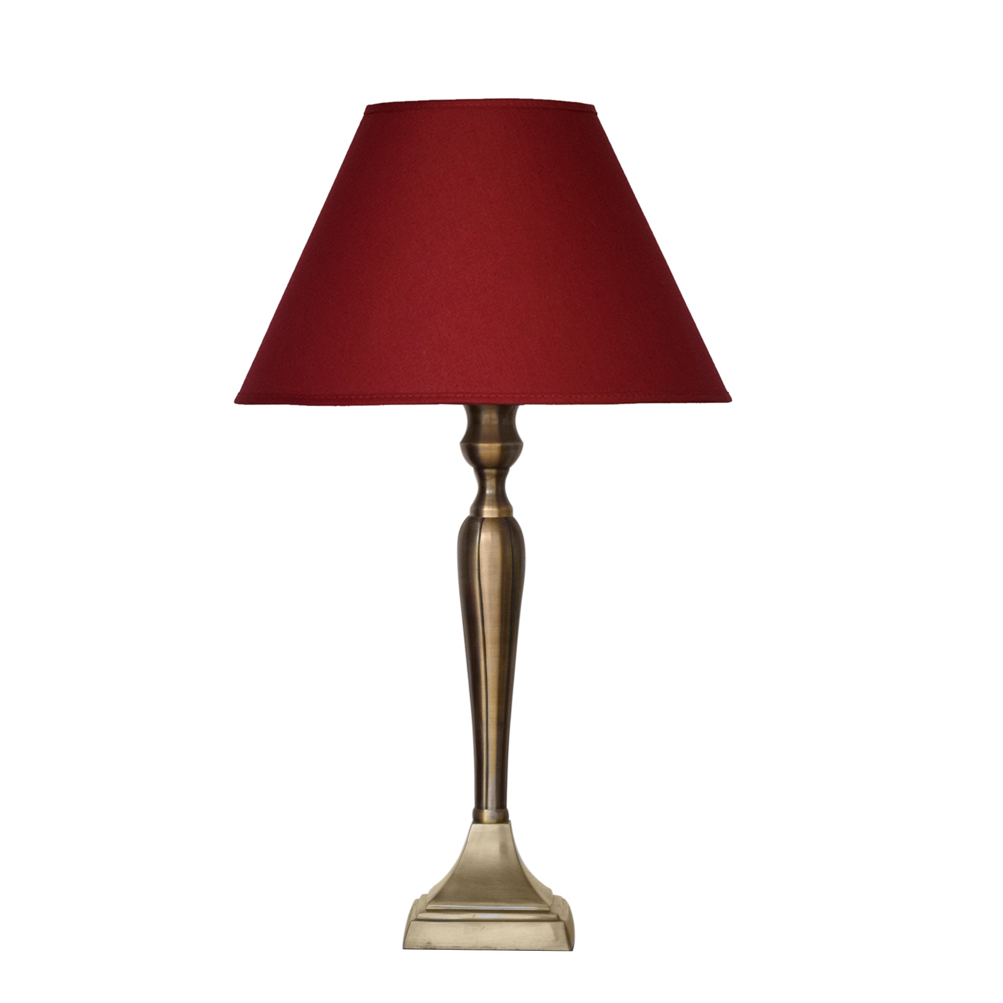 Detec Maroon Table Lamp