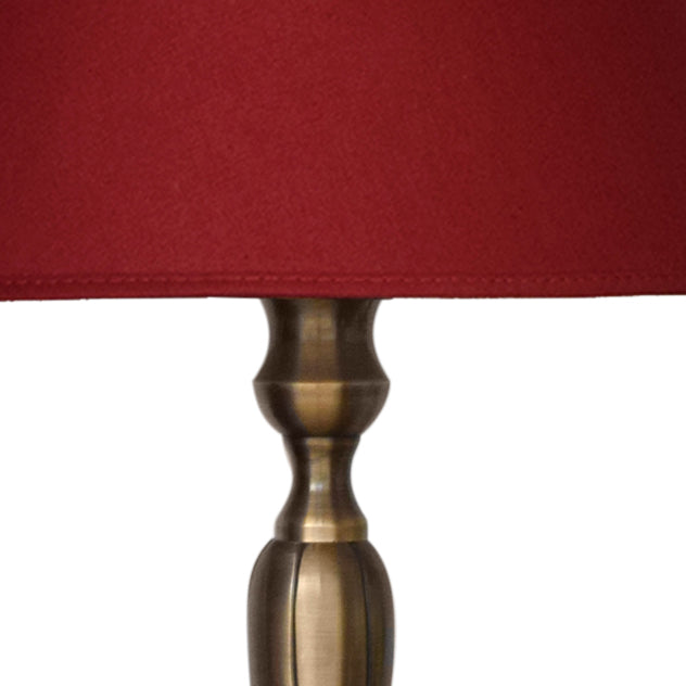 Detec Maroon Table Lamp