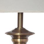 Load image into Gallery viewer, Detec Off White Brass Table Lamp
