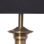 Load image into Gallery viewer, Detec Black Brass Table Lamp
