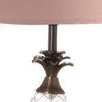 Load image into Gallery viewer, Detec Beige Brass Table Lamp
