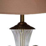 Load image into Gallery viewer, Detec Beige Fabric Shade With Brass Table Lamp
