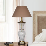 Load image into Gallery viewer, Detec Modern Beige Fabric Shade Table Lamp
