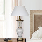 Load image into Gallery viewer, Detec Modern White Fabric Table Lamp
