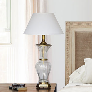 Detec Modern White Fabric Table Lamp