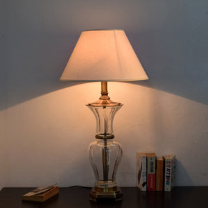 Detec Modern White Fabric Table Lamp