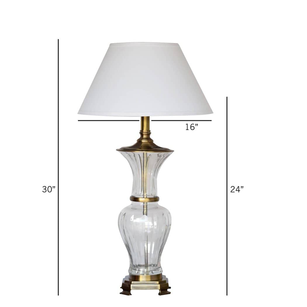 Detec Modern White Fabric Table Lamp