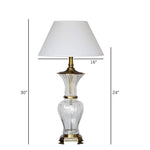 Load image into Gallery viewer, Detec Modern White Fabric Table Lamp
