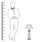 Load image into Gallery viewer, Detec Modern White Fabric Table Lamp
