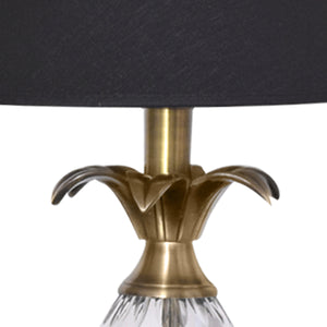 Detec Modern Black Fabric Shade Table Lamp