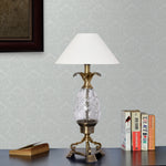 Load image into Gallery viewer, Detec Modern White Fabric Shade Table Lamp
