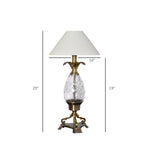 Load image into Gallery viewer, Detec Modern White Fabric Shade Table Lamp
