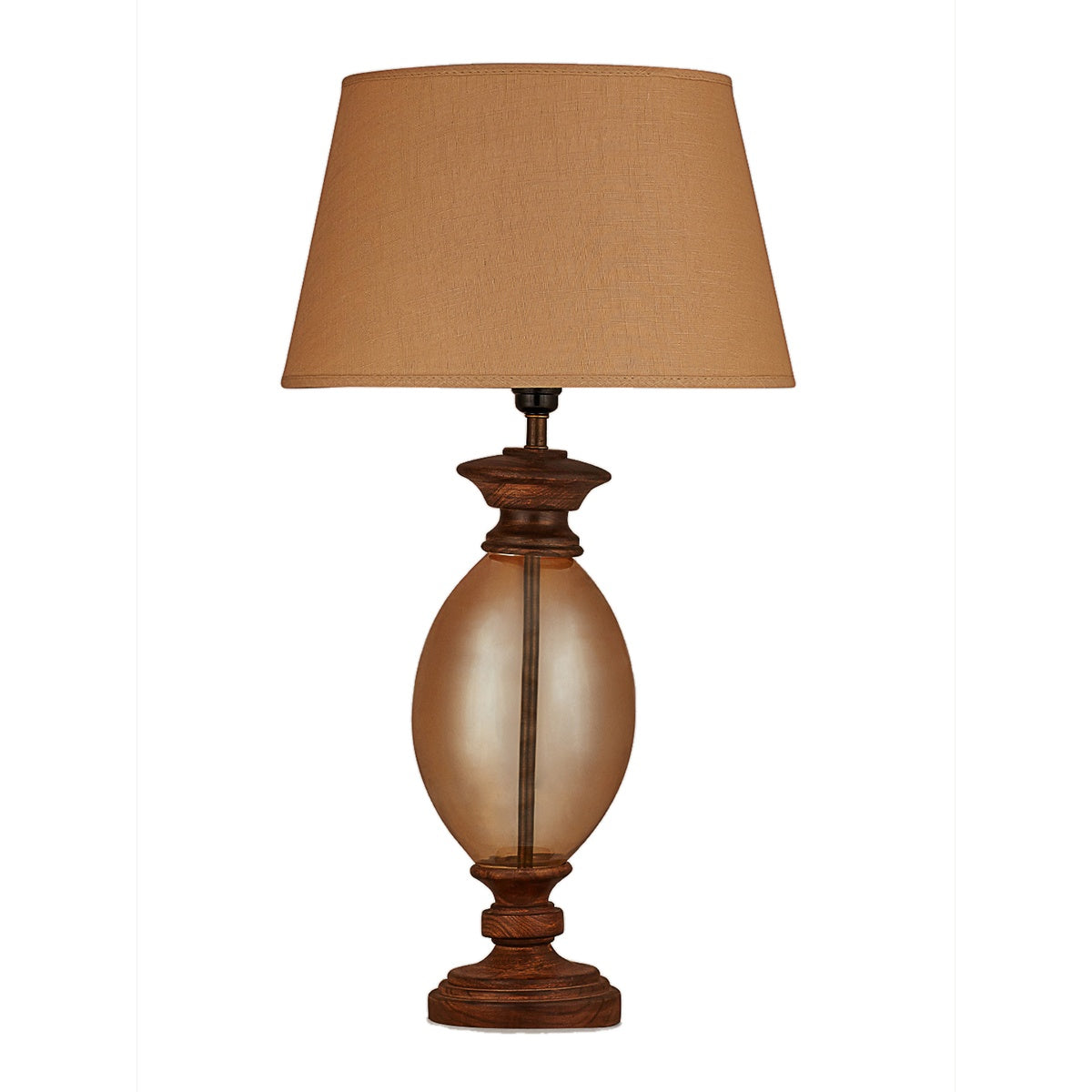 Detec Maroon Metal Table Lamp