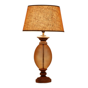 Detec Maroon Metal Table Lamp