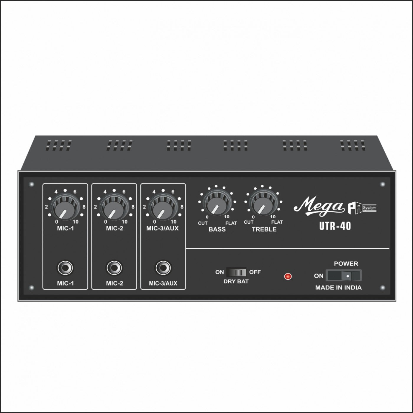 Mega UTR 40 P.A Low Power Mixer Amplifier