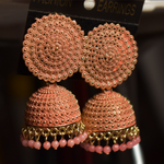 Load image into Gallery viewer, Detec Homzë Round Earrings - Pink
