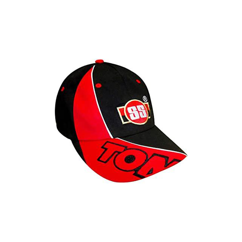 SS Fancy Cap (Professional ) Red and Black Pack of 15
