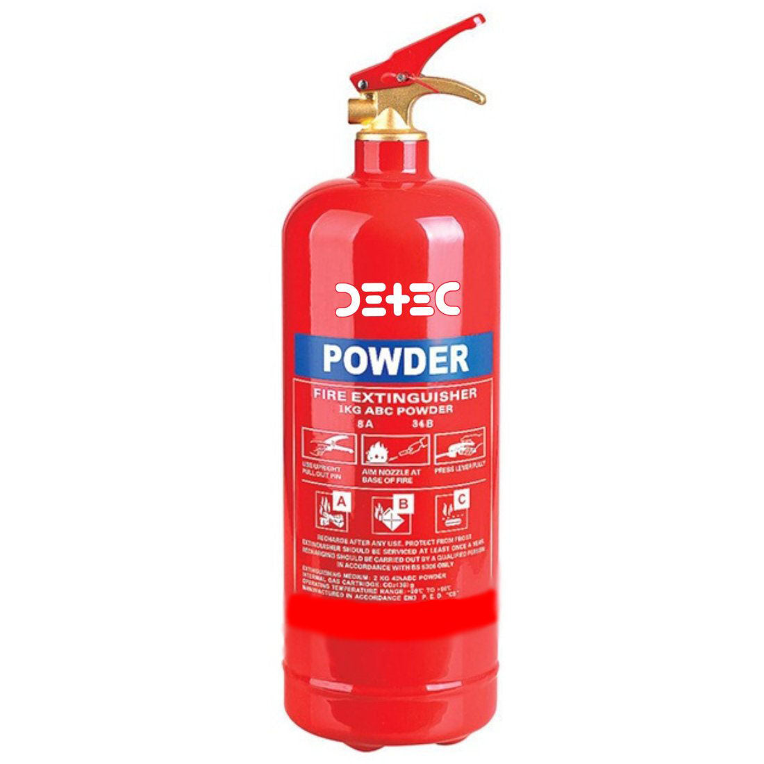 Detec™ ABC Powder Type 1 kg Fire Extinguisher