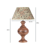 Load image into Gallery viewer, Detec Elan carved wood table lamp
