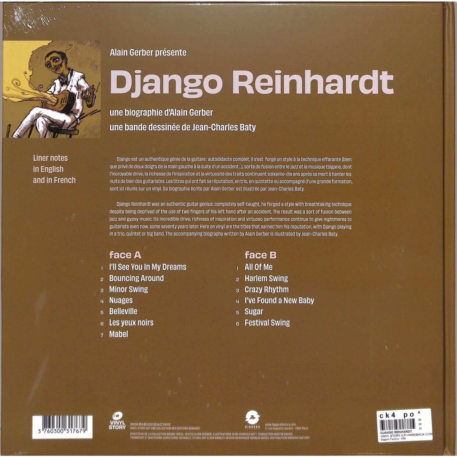 Vinyl English Django Reinhardt Lp