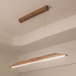 Load image into Gallery viewer, Venus 36 Brown Wooden LED Hanging Lamp
