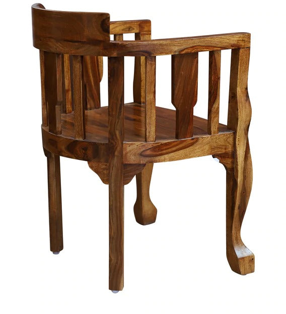 Arm Chair in Honey Oak Finish