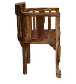 Load image into Gallery viewer, Arm Chair in Honey Oak Finish
