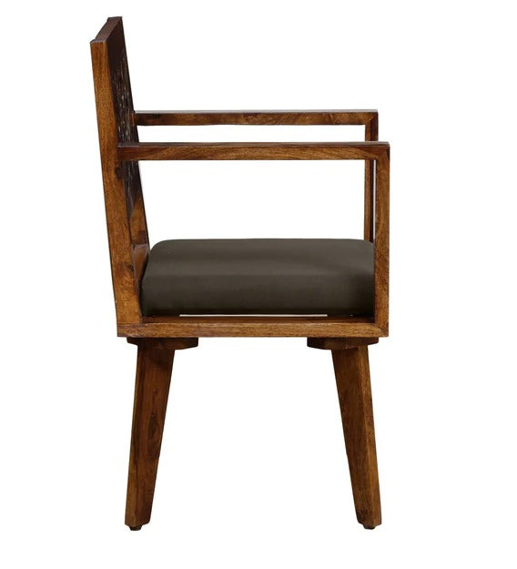 Solid Wood Armchair in Provincial Teak Finish