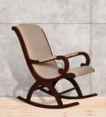 Load image into Gallery viewer, Rocking Chair with Light Beige Upholstery Finish
