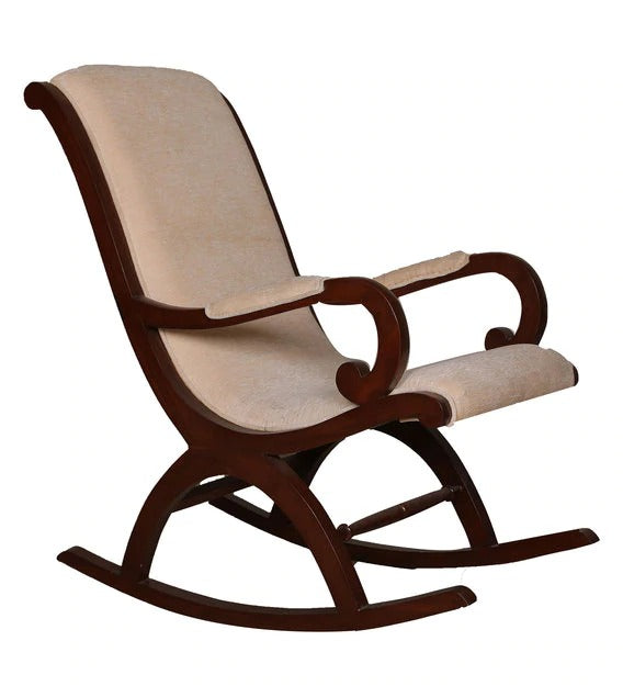 Detec™ Rocking Chair with Light Beige Upholstery Finish