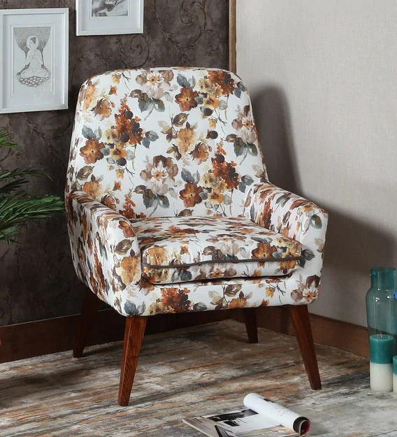 Lounge Chair in floral design
