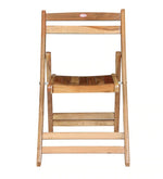 गैलरी व्यूवर में इमेज लोड करें, Teakwood Foldable Chair in Natural Finish
