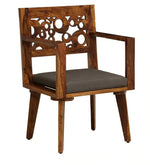 Load image into Gallery viewer, Solid Wood Armchair in Provincial Teak Finish
